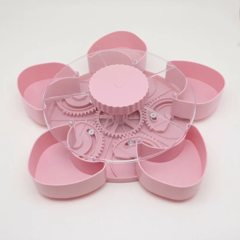 Rotating Serving Tray for Snacks