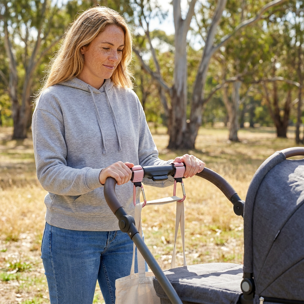 Universal Pram Bag Hooks