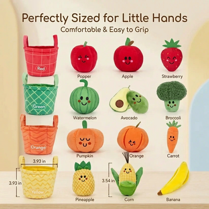 Fruit and Vegetable Sorting Toy Set
