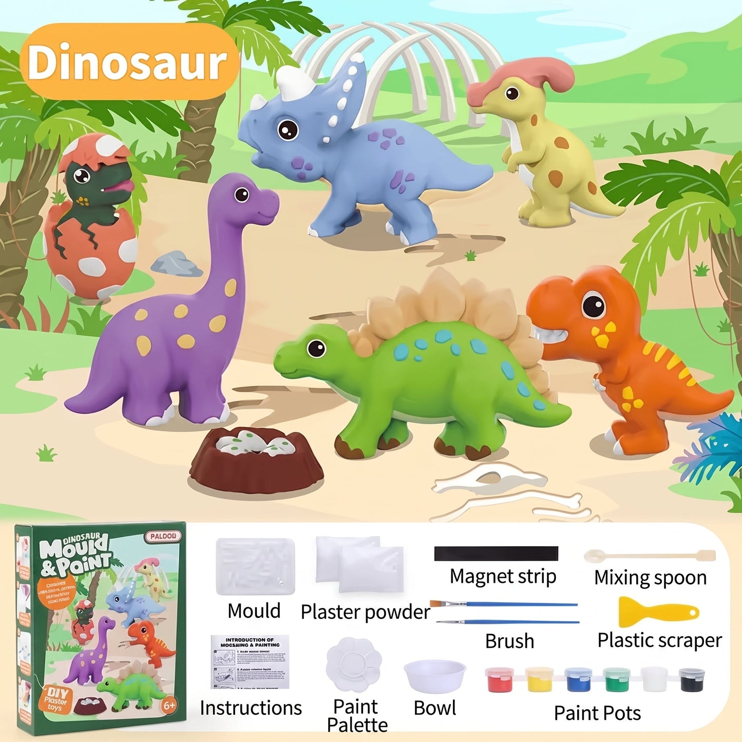 DIY Plaster Painting Kit for Kids