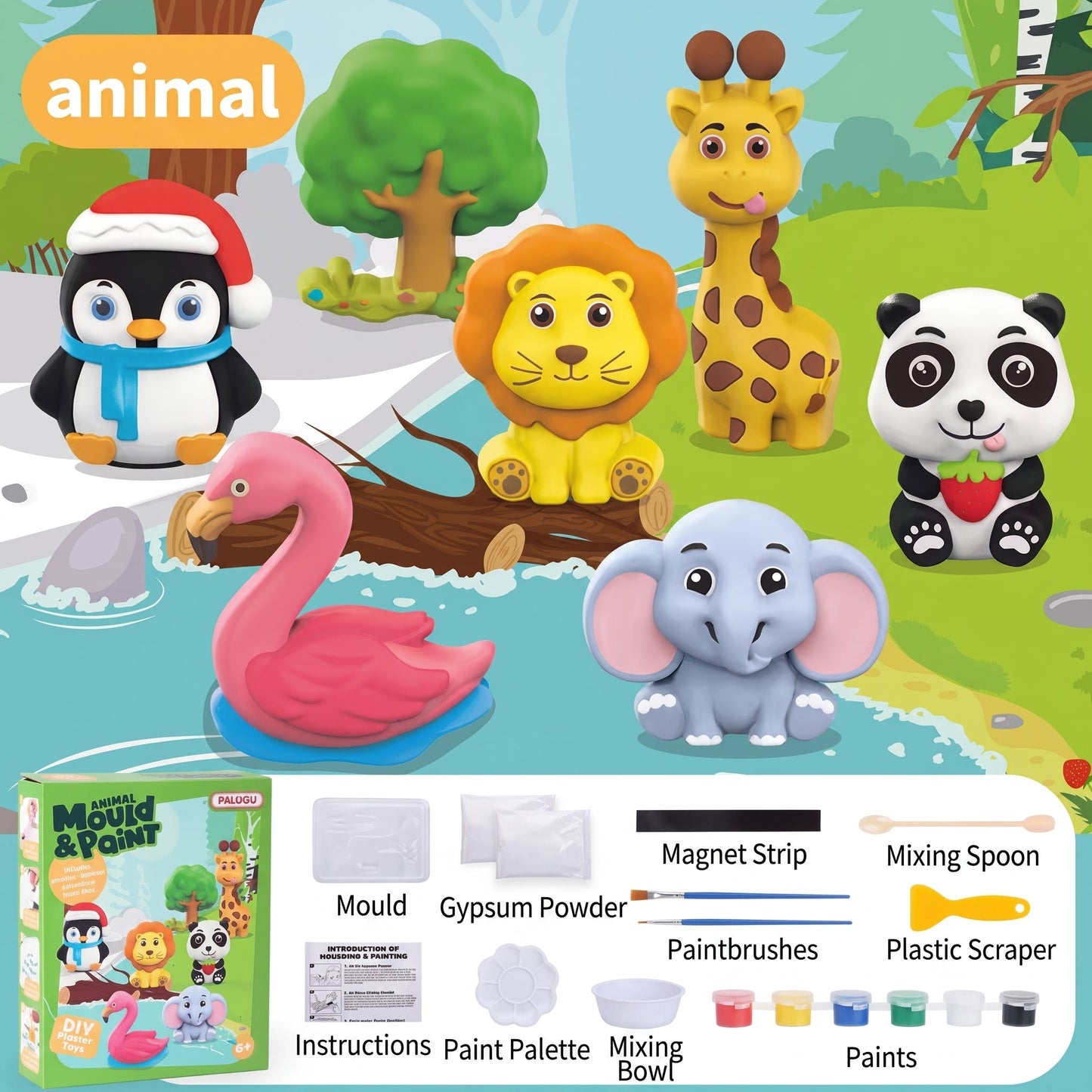 DIY Plaster Painting Kit for Kids