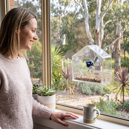 Acrylic Window Bird Feeder