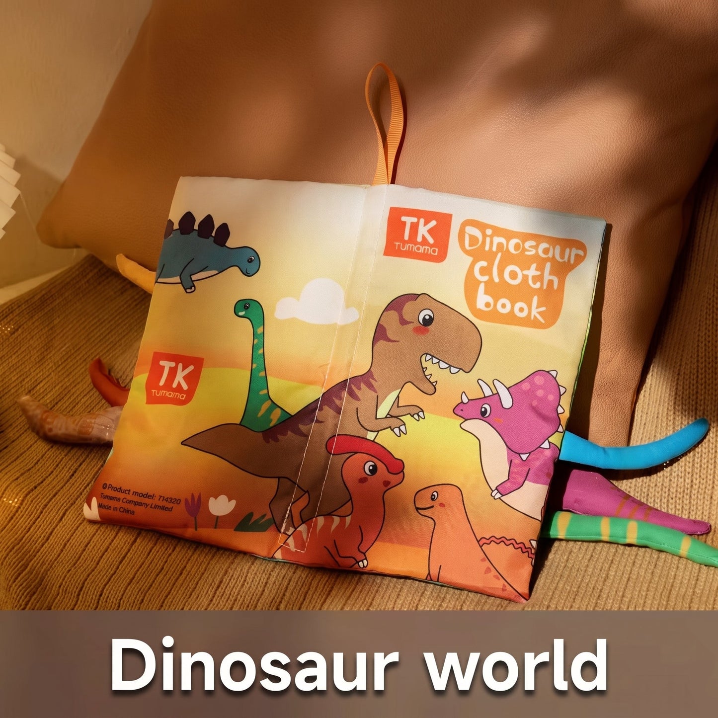 3D Animal Tails Sensory Cloth Book