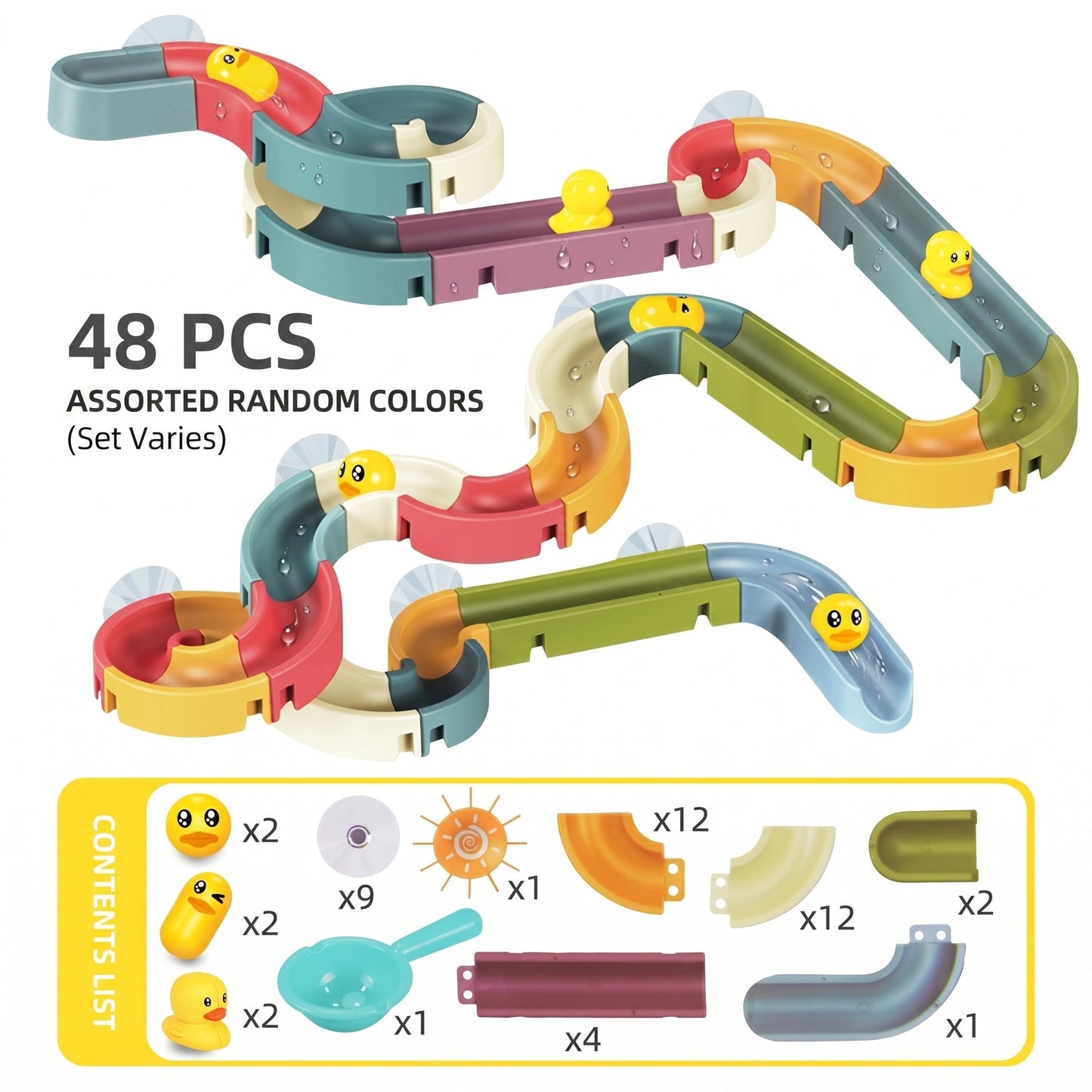 Bath Marble Run Set