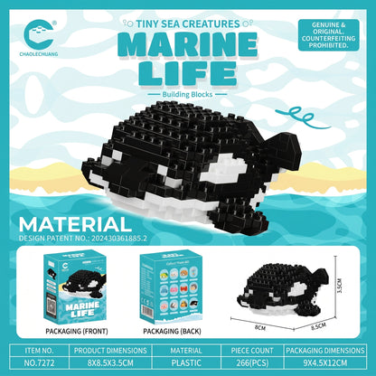 Sea Animal Micro Bricks Set