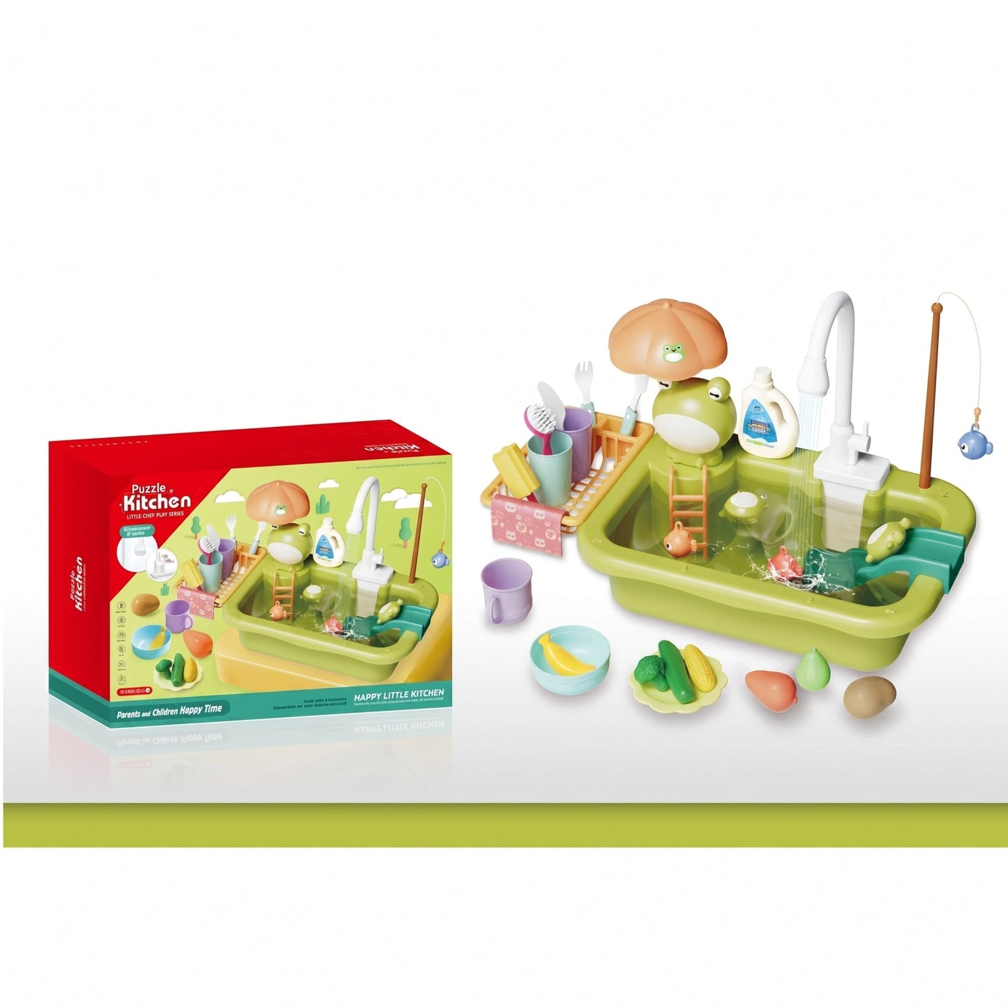 Kids Kitchen Sink Play Set