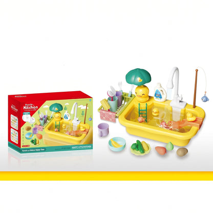 Kids Kitchen Sink Play Set