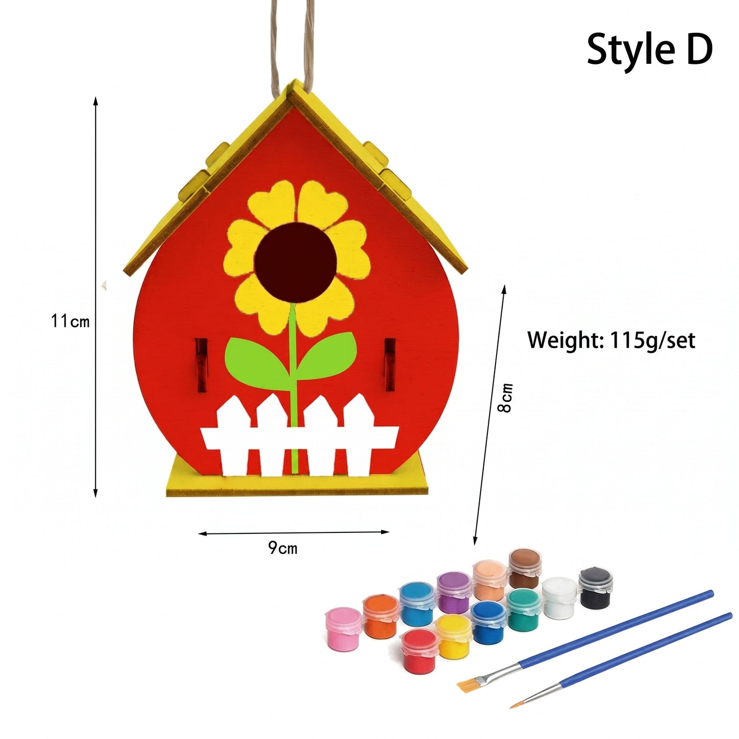 DIY Birdhouse Painting Kit