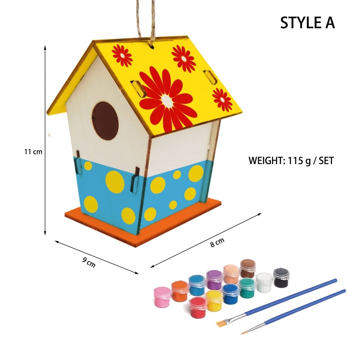DIY Birdhouse Painting Kit