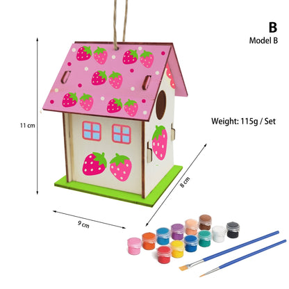 DIY Birdhouse Painting Kit