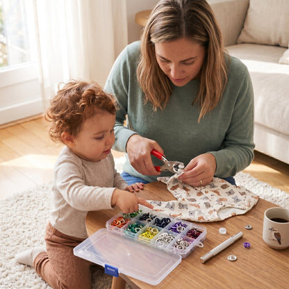 Snap Fastener Kit for Clothing and Crafts
