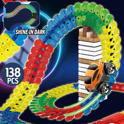 Magnetic Racing Car Track Set for Kids