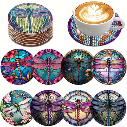DIY Diamond Painting Mandala Coaster Kit