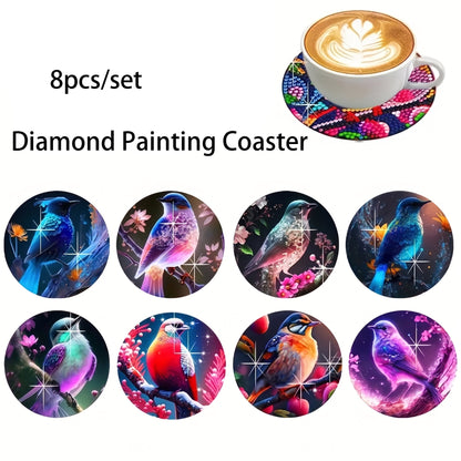 DIY Diamond Painting Mandala Coaster Kit