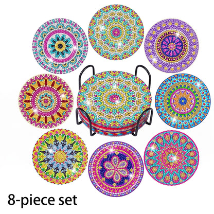 DIY Diamond Painting Mandala Coaster Kit