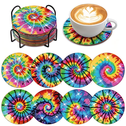 DIY Diamond Painting Mandala Coaster Kit