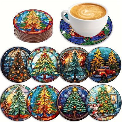 DIY Diamond Painting Mandala Coaster Kit