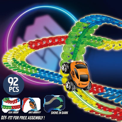Magnetic Racing Car Track Set for Kids