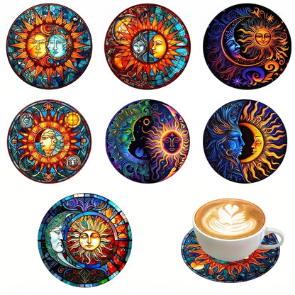 DIY Diamond Painting Mandala Coaster Kit